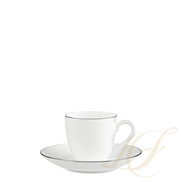 Чашка эспрессо с блюдцем 0,1л коллекции Anmut Platinum бренда VB