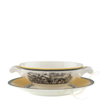 Чаша суповая с блюдцем 0,4л коллекции Audun 