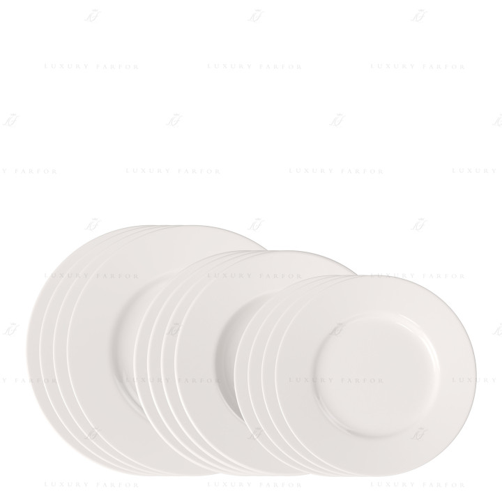 Набор из 12 предметов коллекции Basic White бренда VB