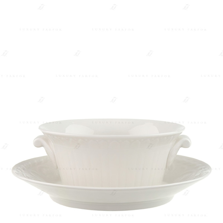 Чаша суповая с блюдцем 0,4л коллекции Cellini бренда VB