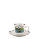 Чашка эспрессо с блюдцем 0,1л коллекции Design Naif бренда VB