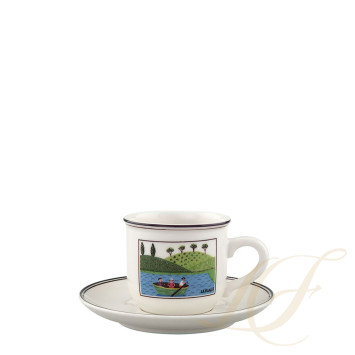 Чашка эспрессо с блюдцем 0,1л коллекции Design Naif бренда VB