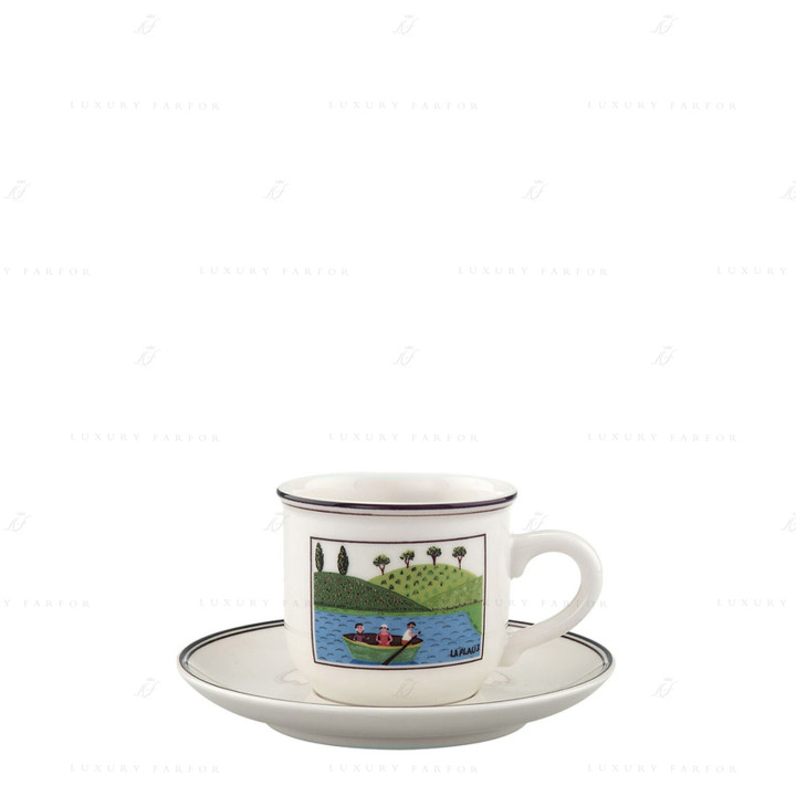 Чашка эспрессо с блюдцем 0,1л коллекции Design Naif бренда VB