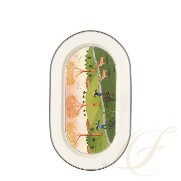 Блюдо овальное 34см коллекции Design Naif бренда VB