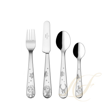 Набор детских столовых приборов из 4 предметов коллекции Disney Frozen бренда VB