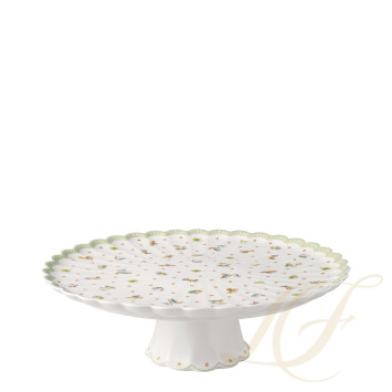 Тарелка тортовая на ножке 31,7см коллекции Easter Delight бренда VB