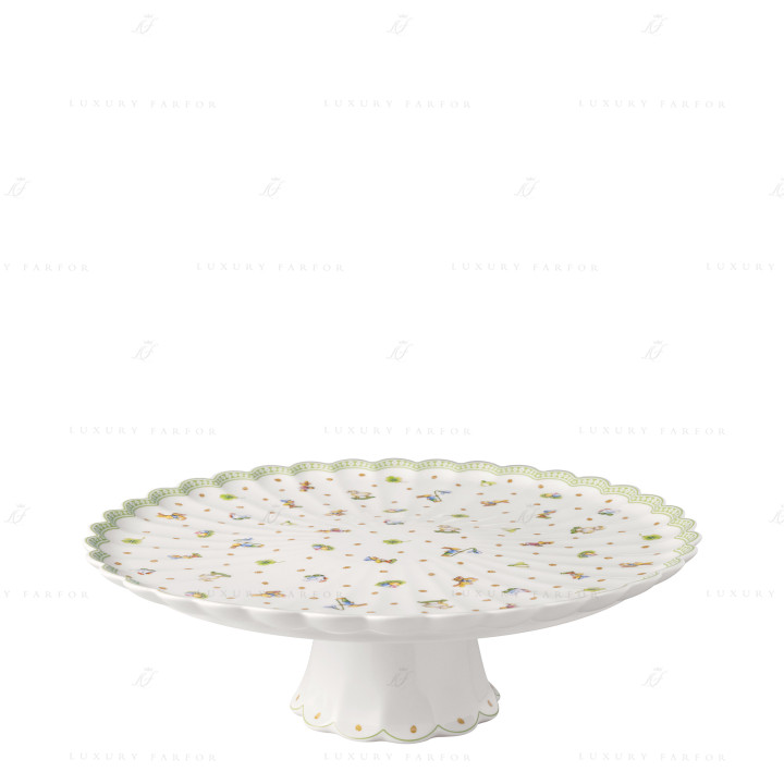 Тарелка тортовая на ножке 31,7см коллекции Easter Delight бренда VB