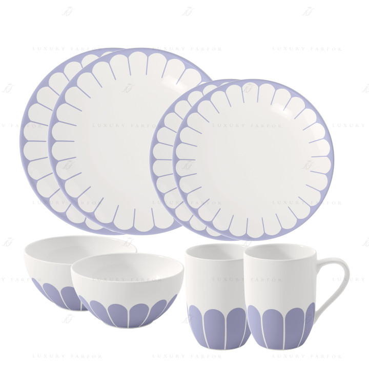 Набор из 8 предметов коллекции Fleur 