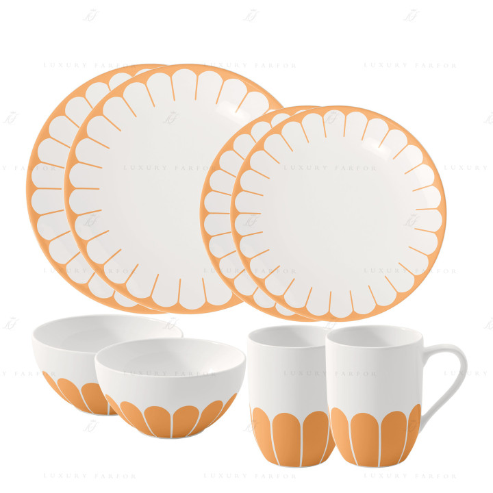 Набор из 8 предметов коллекции Fleur 