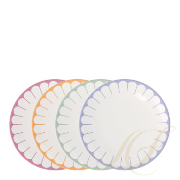 Тарелка главная 26см, 4шт. коллекции Fleur бренда VB