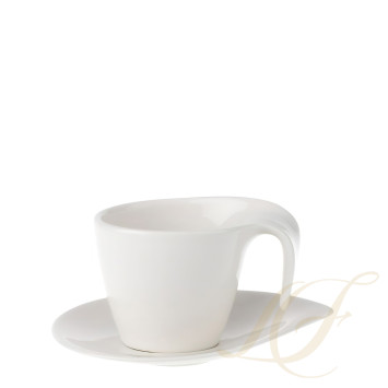 Чашка для завтрака с блюдцем 0,25л коллекции Flow бренда VB