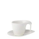 Чашка кофейная с блюдцем 0,2л коллекции Flow бренда VB