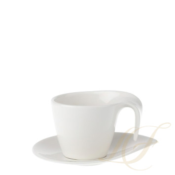 Чашка кофейная с блюдцем 0,2л коллекции Flow бренда VB