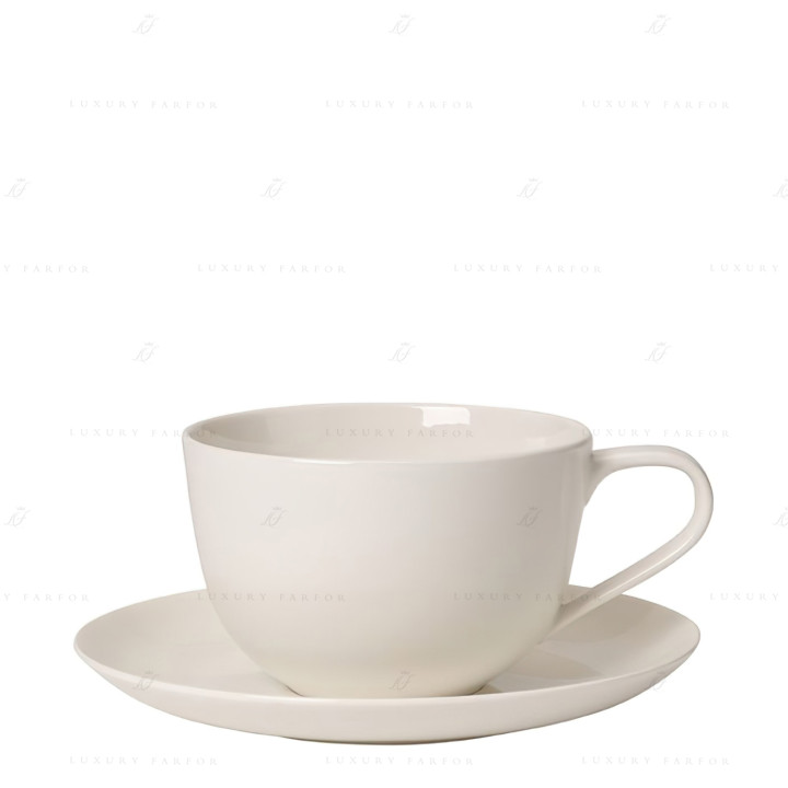 Чашка для завтрака с блюдцем 0,3л коллекции For Me бренда VB