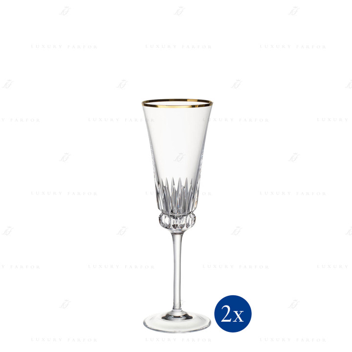 Фужер для шампанского 0,23л, 2шт. коллекции Grand Royal Gold бренда VB
