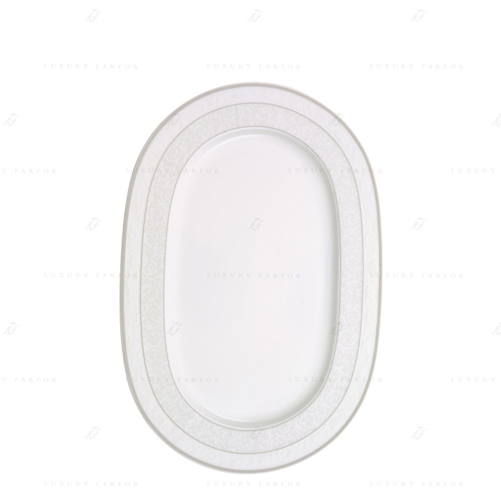 Блюдо овальное 35см коллекции Gray Pearl бренда VB