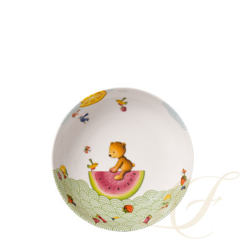 Тарелка детская глубокая 18,5см коллекции Hungry as a Bear бренда VB
