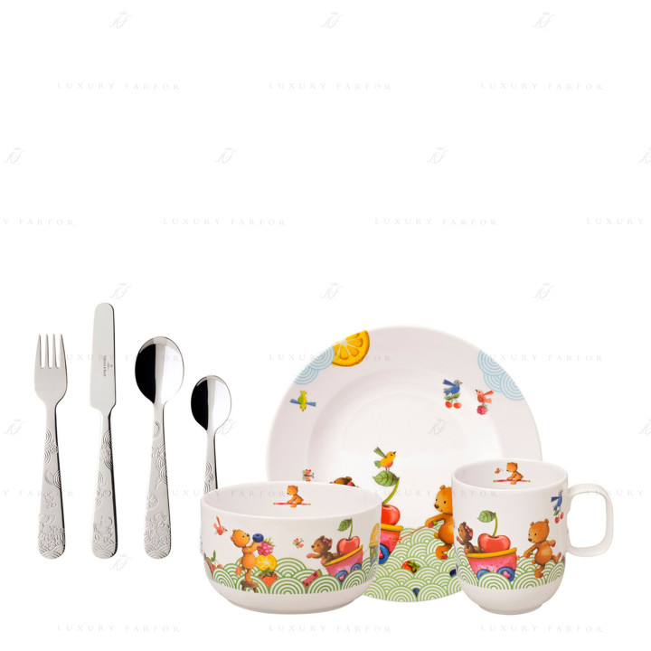 Набор из 7 предметов коллекции Hungry as a Bear бренда VB