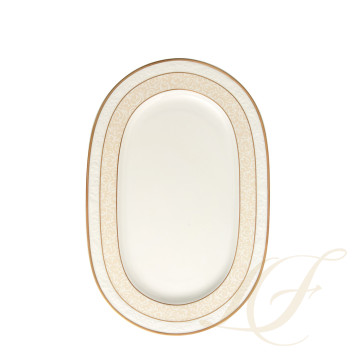 Блюдо овальное 35см коллекции Ivoire бренда VB