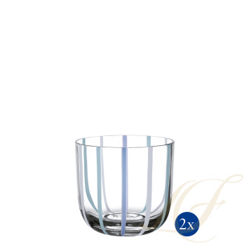 Стакан для воды 0,2л, 2шт. коллекции Like Stripes Aqua бренда VB