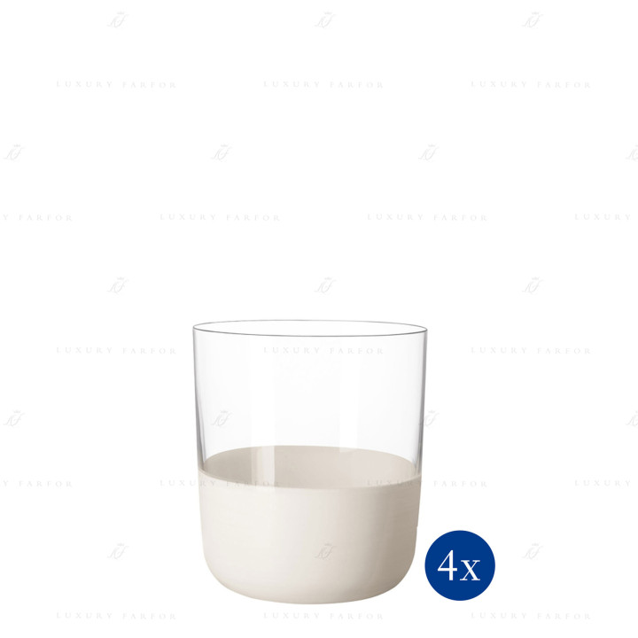 Стакан для виски 0,25л, 4шт. коллекции Manufacture Rock Blanc бренда VB