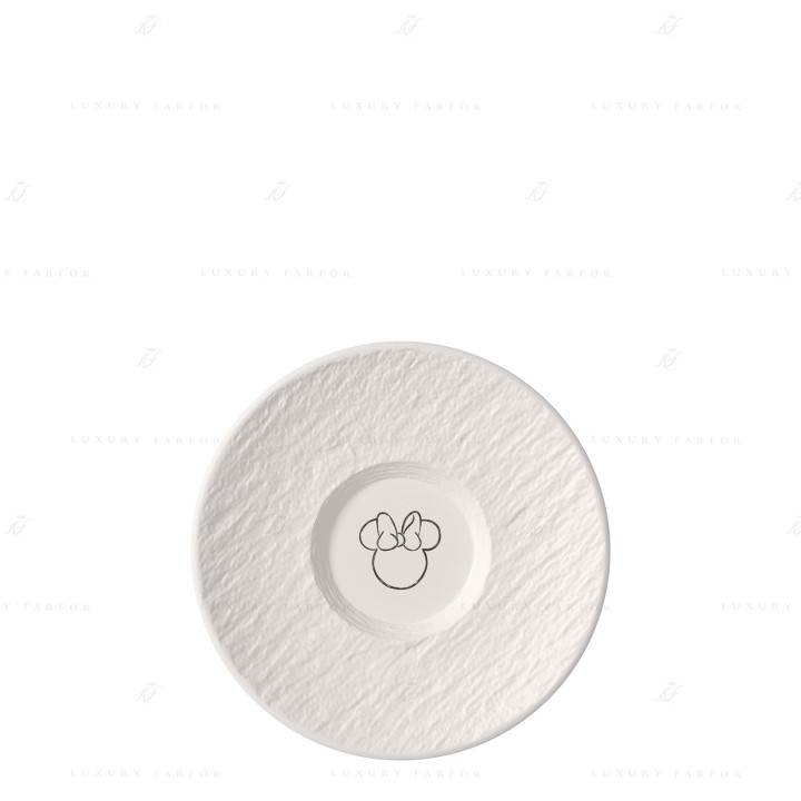 Блюдце для чашки кофейной 15,4см коллекции Manufacture Rock Blanc - Mickey Mouse бренда VB