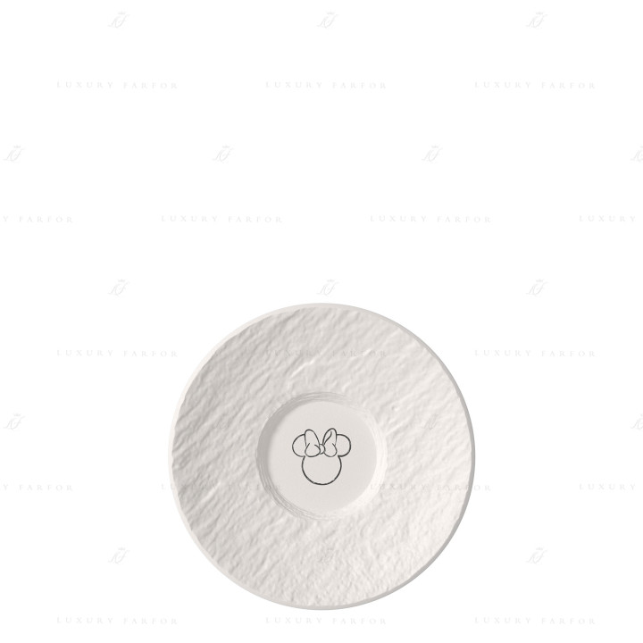 Блюдце для чашки эспрессо 12см коллекции Manufacture Rock Blanc - Mickey Mouse бренда VB