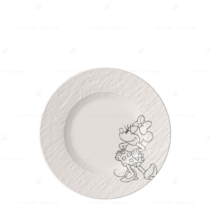 Тарелка закусочная 21,7см коллекции Manufacture Rock Blanc - Mickey Mouse бренда VB