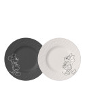 Тарелка закусочная 21,7см, 2шт. коллекции Manufacture Rock - Mickey Mouse бренда VB