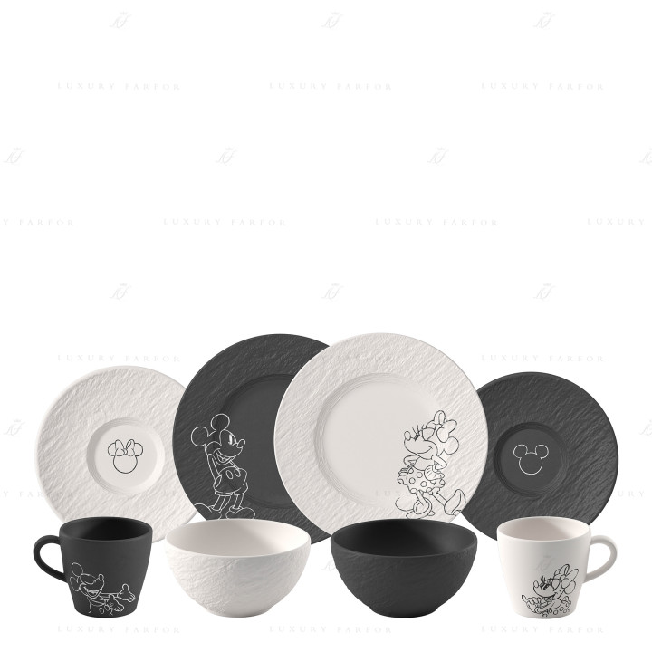 Набор из 8 предметов коллекции Manufacture Rock - Mickey Mouse бренда VB