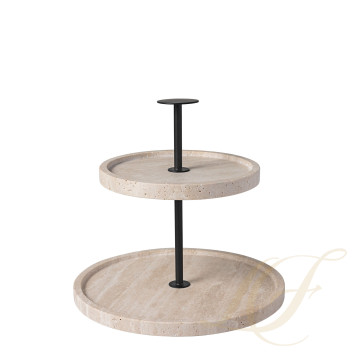 Этажерка 22,5см коллекции Manufacture Travertine бренда VB