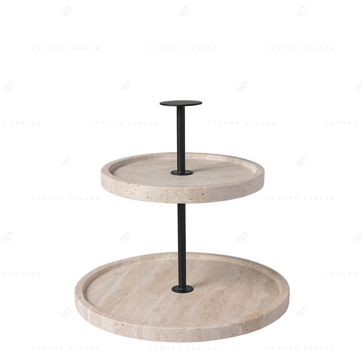 Этажерка 22,5см коллекции Manufacture Travertine бренда VB