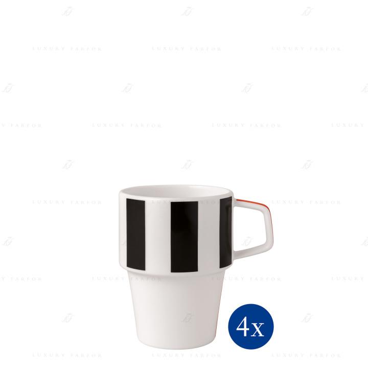 Кружка 0,32л, 4шт. коллекции Memphis бренда VB