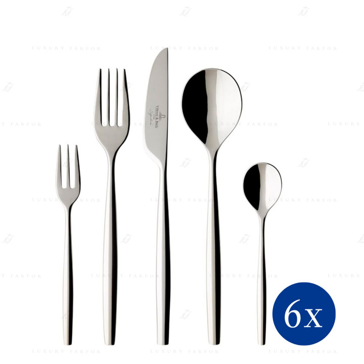 Набор столовых приборов из 30 предметов коллекции MetroChic 
