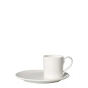 Чашка эспрессо с блюдцем 0,08л коллекции MetroChic Blanc бренда VB