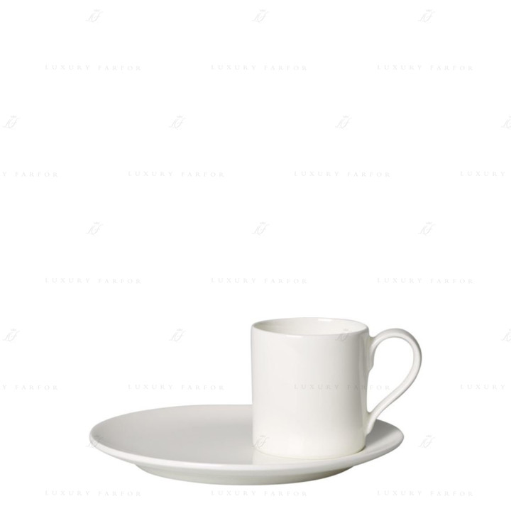 Чашка эспрессо с блюдцем 0,08л коллекции MetroChic Blanc бренда VB