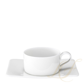 Чашка чайная с блюдцем 0,23л коллекции Modern Grace бренда VB