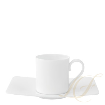 Чашка кофейная с блюдцем 0,22л коллекции Modern Grace бренда VB