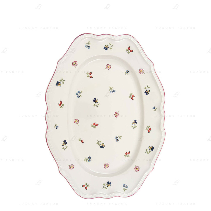 Блюдо овальное 37см коллекции Petite Fleur бренда VB