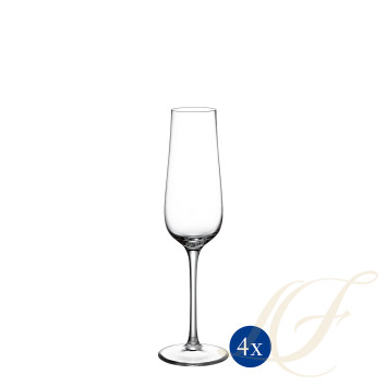 Бокал для шампанского 0,12л, 4шт. коллекции Purismo бренда VB
