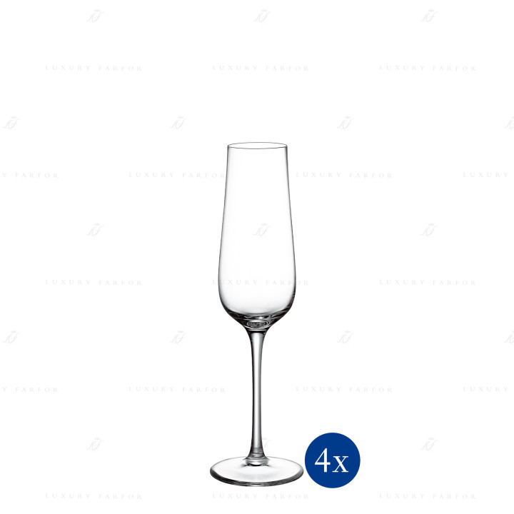 Бокал для шампанского 0,12л, 4шт. коллекции Purismo бренда VB
