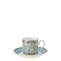 Чашка эспрессо с блюдцем 0,1л коллекции Samarkand Aquamarin бренда VB