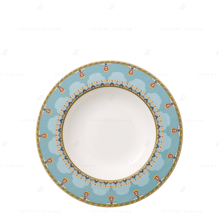 Тарелка суповая 0,33л коллекции Samarkand Aquamarin бренда VB