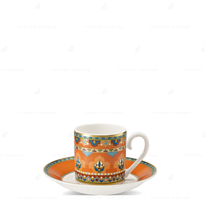 Чашка эспрессо с блюдцем 0,1л коллекции Samarkand Mandarin бренда VB
