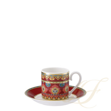Чашка эспрессо с блюдцем 0,1л коллекции Samarkand Rubin бренда VB