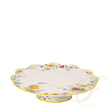 Тарелка тортовая на ножке 33см коллекции Spring Awakening бренда VB