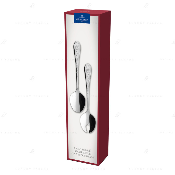 Сервировочные ложка и вилка для салата 27,2см коллекции Toy's Delight 