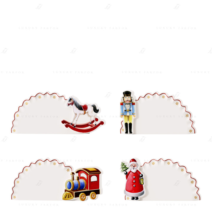 Карточка для стола 10см, 4шт. коллекции Toy‘s Delight бренда VB