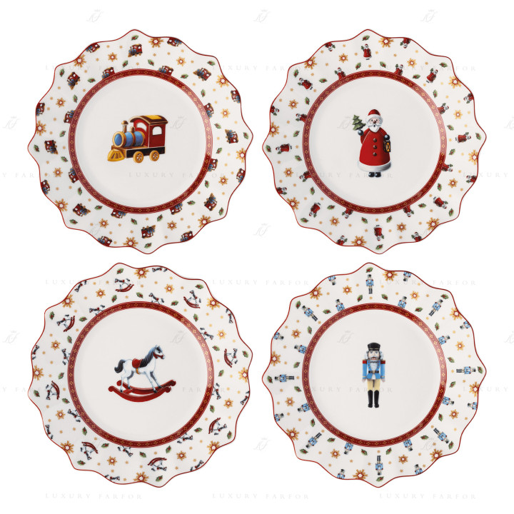 Тарелка 30см, 4шт. коллекции Toy‘s Delight бренда VB