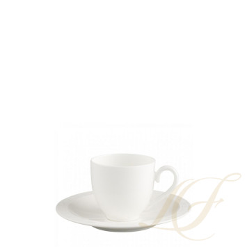 Чашка эспрессо с блюдцем 0,1л коллекции White Pearl бренда VB